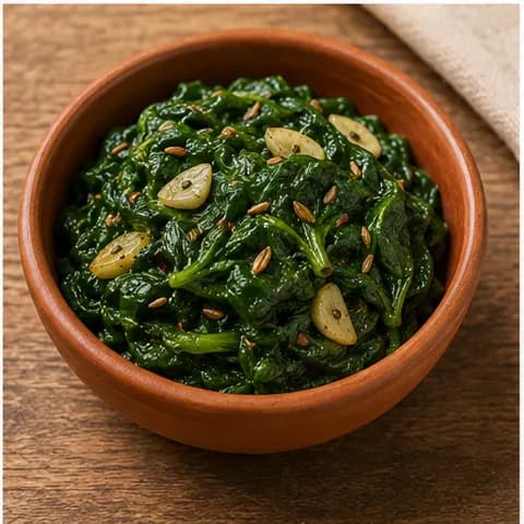 Garlic Spinach